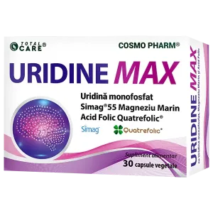 Uridine Max 250mg 30 caps. Total Care