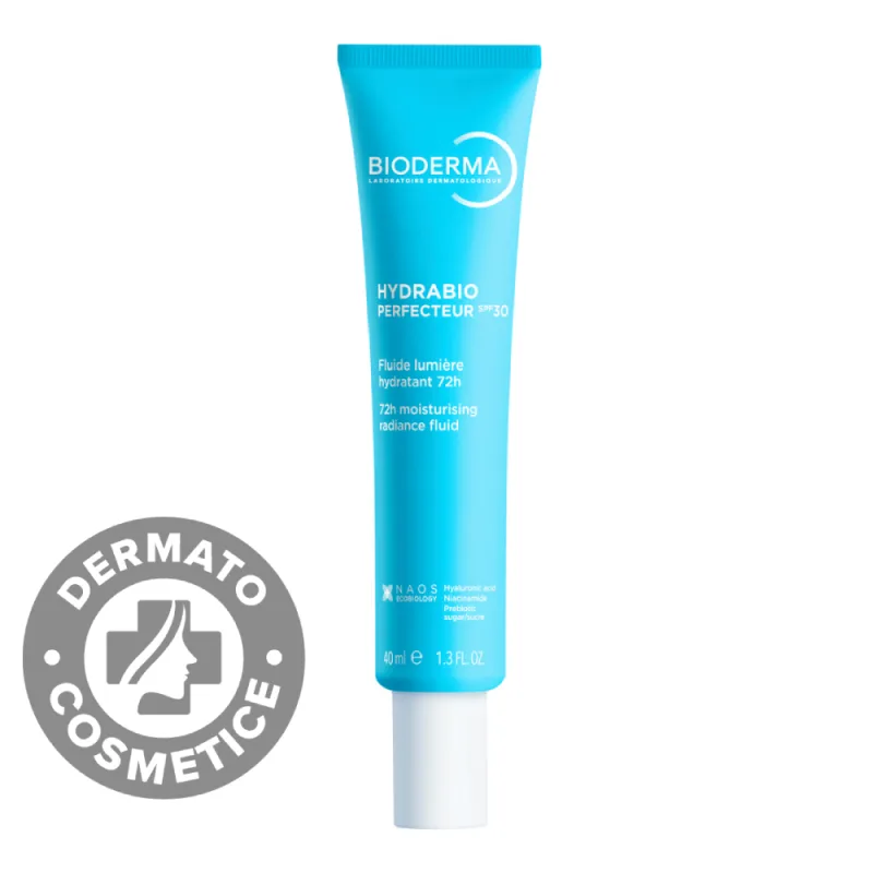 Fluid hidratant cu factor de protectie SPF30 Hydrabio Perfecteur, 40ml, Bioderma — preț și oferte