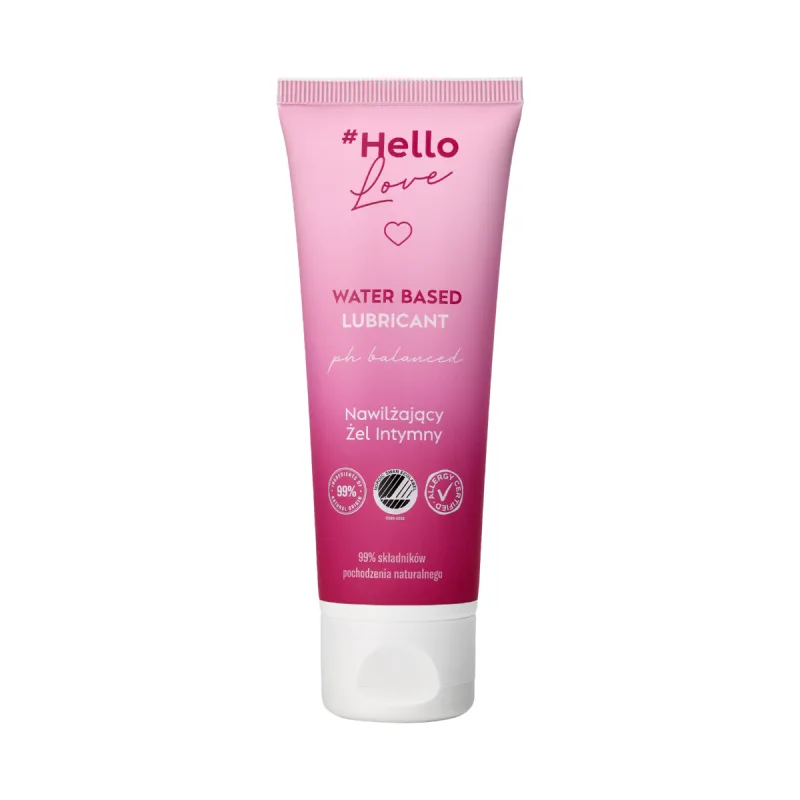 Lubrifiant pe baza de apa Hello Love, 75ml, 4Organic — preț și oferte