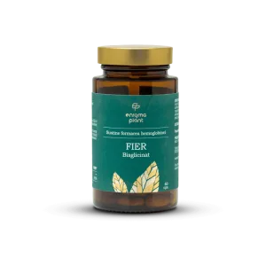 Fier Bisglicinat, susține formarea hemoglobinei, 60 capsule