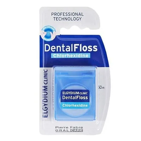 Ata dentară cu clorhexidina, 50 cm, Elgydium — preț și oferte