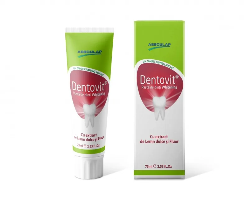 Dentovit Pasta Dinti x 75ml AESCULAP — preț și oferte