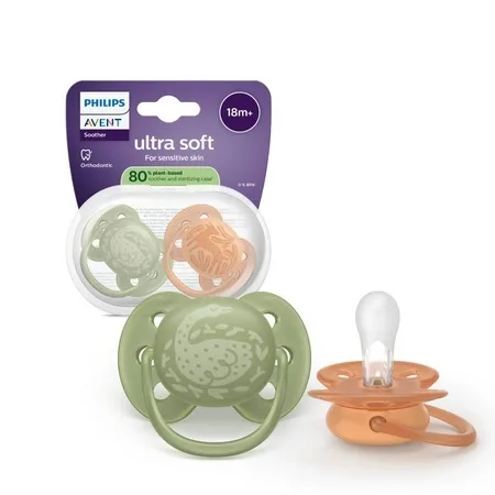 Suzeta Ultra Soft Pacifier Philips Avent, Lebada/Caprioara, 18 luni+, SCF093/06, 2 bucăți, Philips — preț și oferte