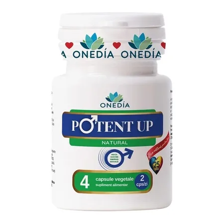 Potent Up, 4 capsule vegetale, Onedia — preț și oferte