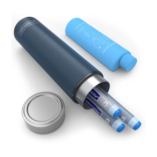 Termos portabil pentru insulina, capacitate 1 stilou, Disoncare Odyssey Compact Navy, Blue — preț și oferte