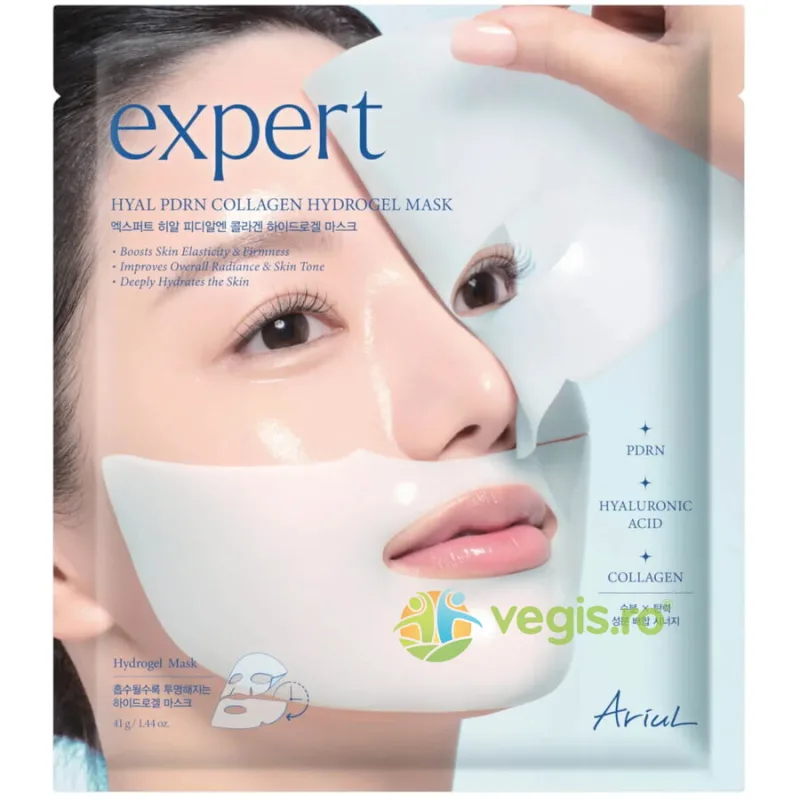 Masca Hidrogel Expert PDRN cu Colagen si Nano Acid Hialuronic pentru Fermitate, Hidratare 41g ARIUL — preț și oferte
