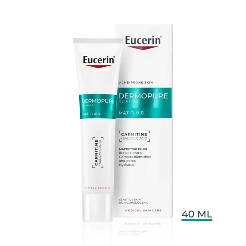 Eucerin Dermopure Fluid matefiant de fata  40ml — preț și oferte