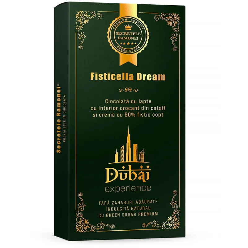 Green Velvet Ciocolata Dubai Experience - Fisticella Dream Secretele Ramonei 170g REMEDIA — preț și oferte
