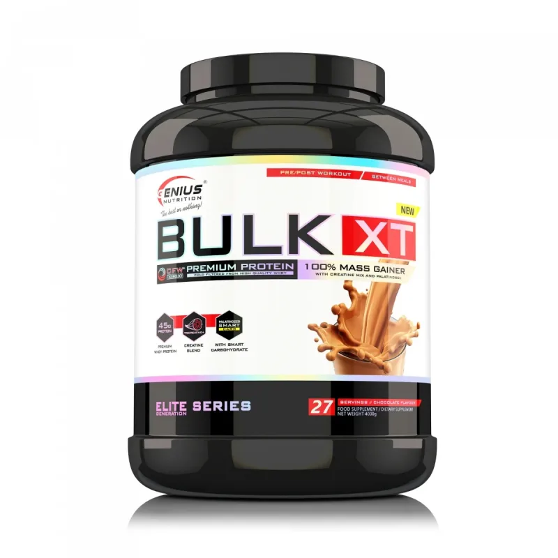 Pudra proteica cu aroma de ciocolata Bulk-XT, 4000g, Genius Nutrition — preț și oferte