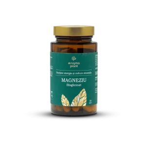 Magneziu Bisglicinat, susține energia și reduce oboseala, 60 capsule, Enigma Plant