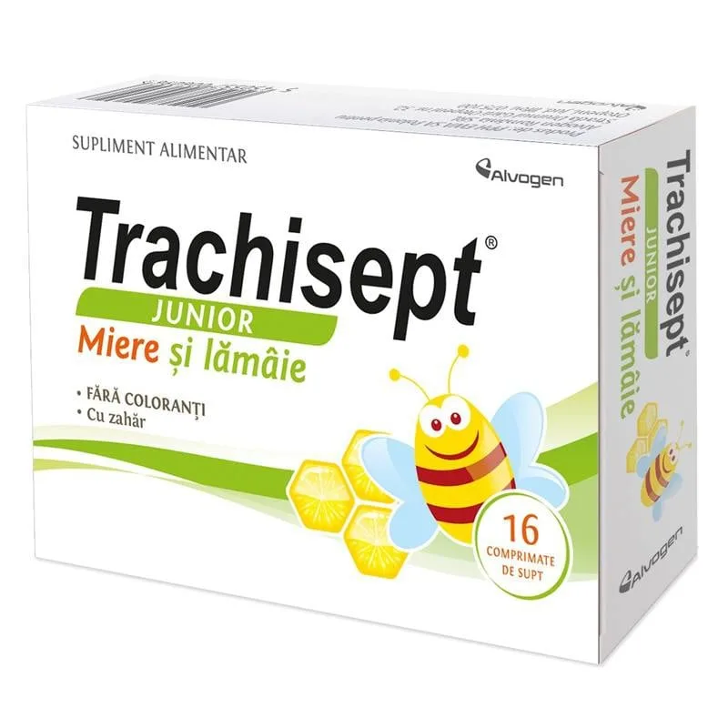 Trachisept Junior miere si lamaie, 16 comprimate LABORMED PHARMA — preț și oferte