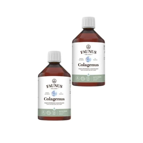 Colagenus Pachet 2 x 500ml – Colagen Lichid Hidrolizat pentru Articulatii, Piele, Par si Unghii, Faunus FAUNUS PLANT — preț și oferte