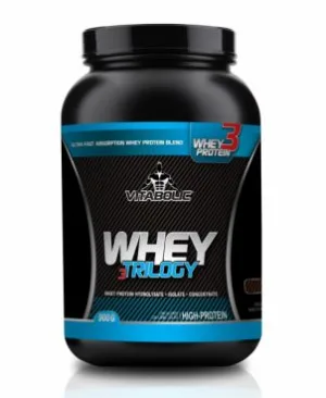 Whey Trilogy Standard cu aroma de Capsuni, 900g, Vitabolic