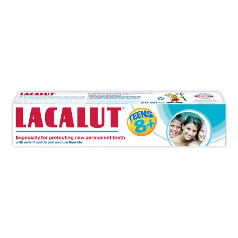 Pasta de dinti Teens +8 ani, 50 ml, Lacalut ZDROVIT — preț și oferte
