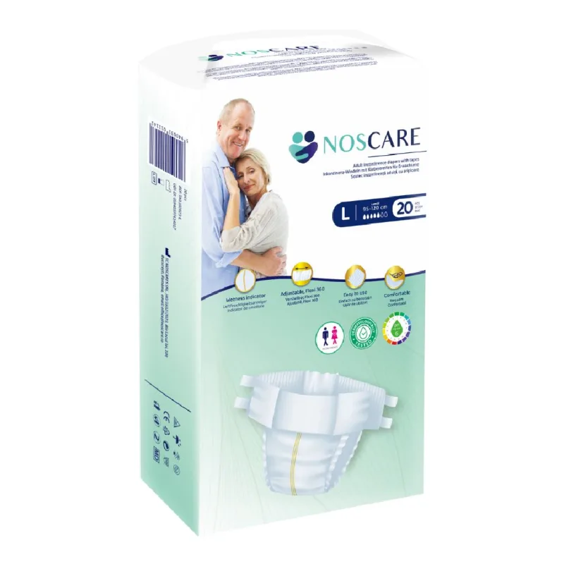 Scutece de incontinenta cu aripioare, marimea L, 20 bucati, Noscares — preț și oferte