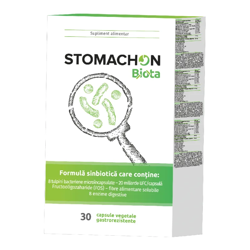 Stomachon Biota, 30 capsule, Naturpharma — preț și oferte