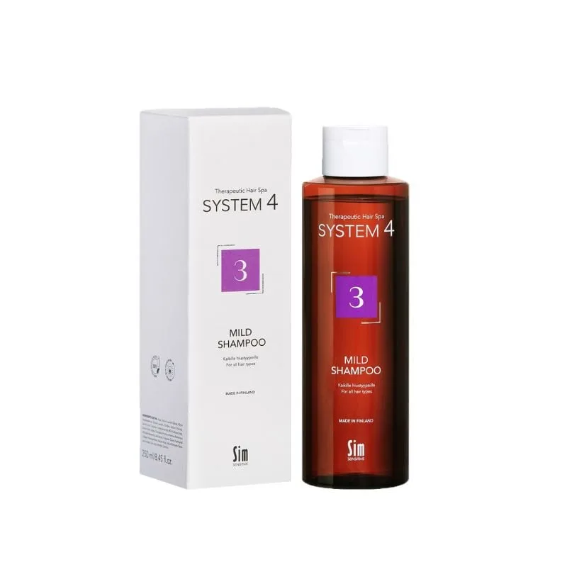 Sampon delicat 3 calmant pentru scalp sensibil System 4, 250ml, Sim Sensitive — preț și oferte