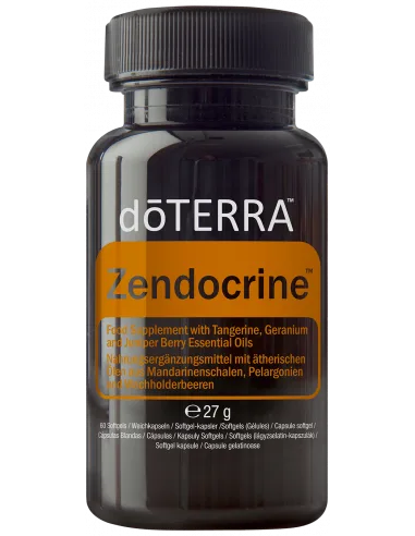 Capsule cu uleiuri esențiale de tangerină, mușcată și ienupăr, Zendocrine softgels, doTERRA, 60 capsule — preț și oferte
