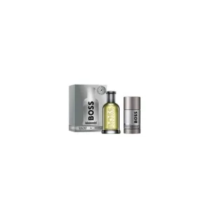 Set Parfum Hugo Boss Bottled, 100 ml, Culoare Argintie/Galben
