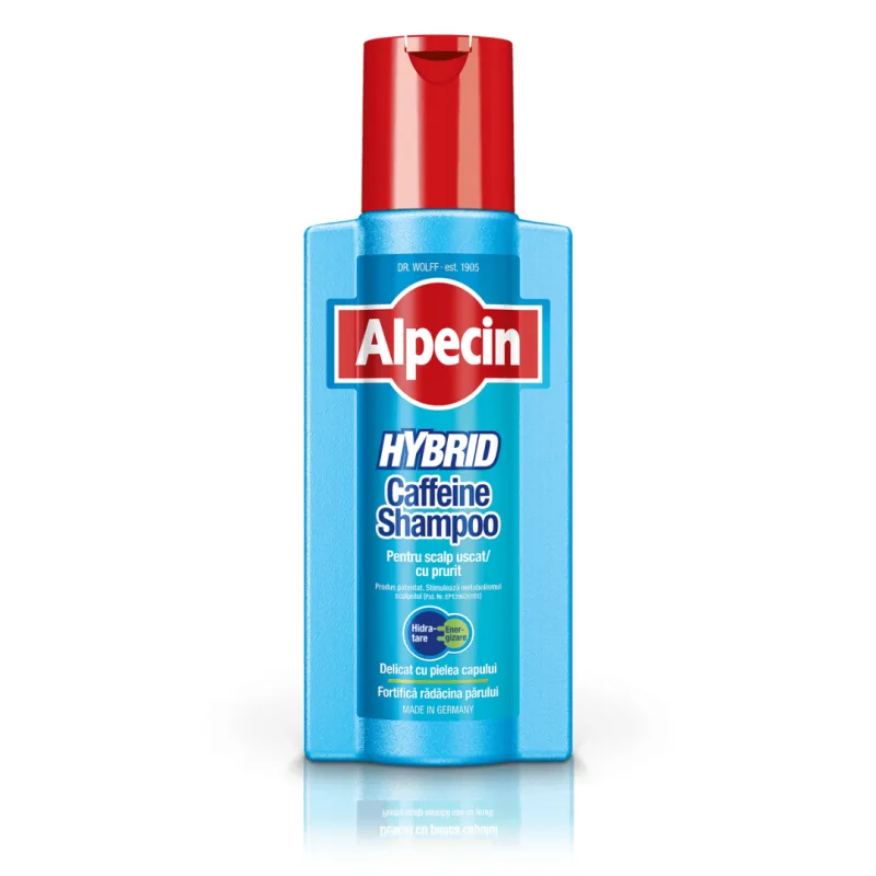Sampon pentru scalp uscat, cu prurit Hybrid Caffeine, 250 ml, Alpecin Dr.Kurt Wolff — preț și oferte