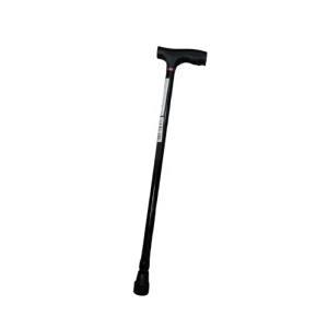 Baston reglabil din aluminiu, Negru