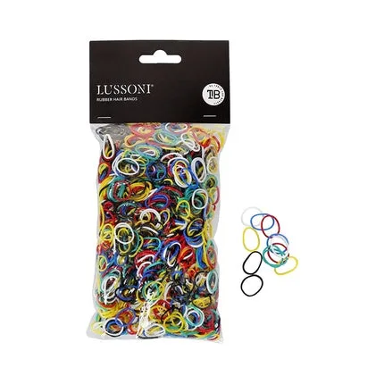 Benzi de păr din cauciuc, Tb Tools For Beauty, 15mm, multicolor — preț și oferte