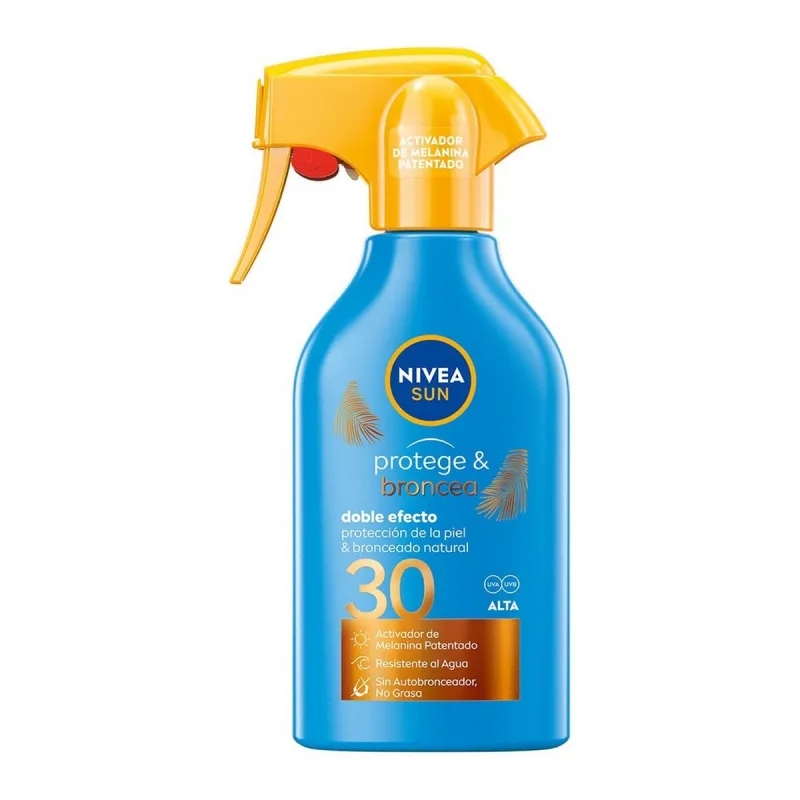 Spray de Protecție Solară, Nivea, Protects and Tans, SPF 30, 270ml — preț și oferte