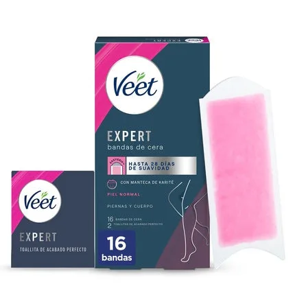 Benzi de ceară rece, Veet, cu unt de shea, 16 benzi — preț și oferte