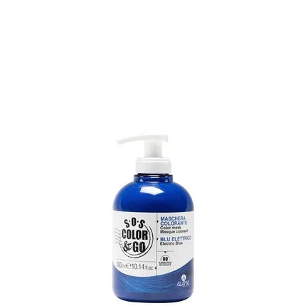 Masca de par S.O.S Color & Go, Electric Blue, 330g — preț și oferte