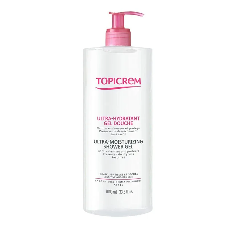 Gel de duș, Topicrem, Ultra-Hidratant, 1000ml — preț și oferte
