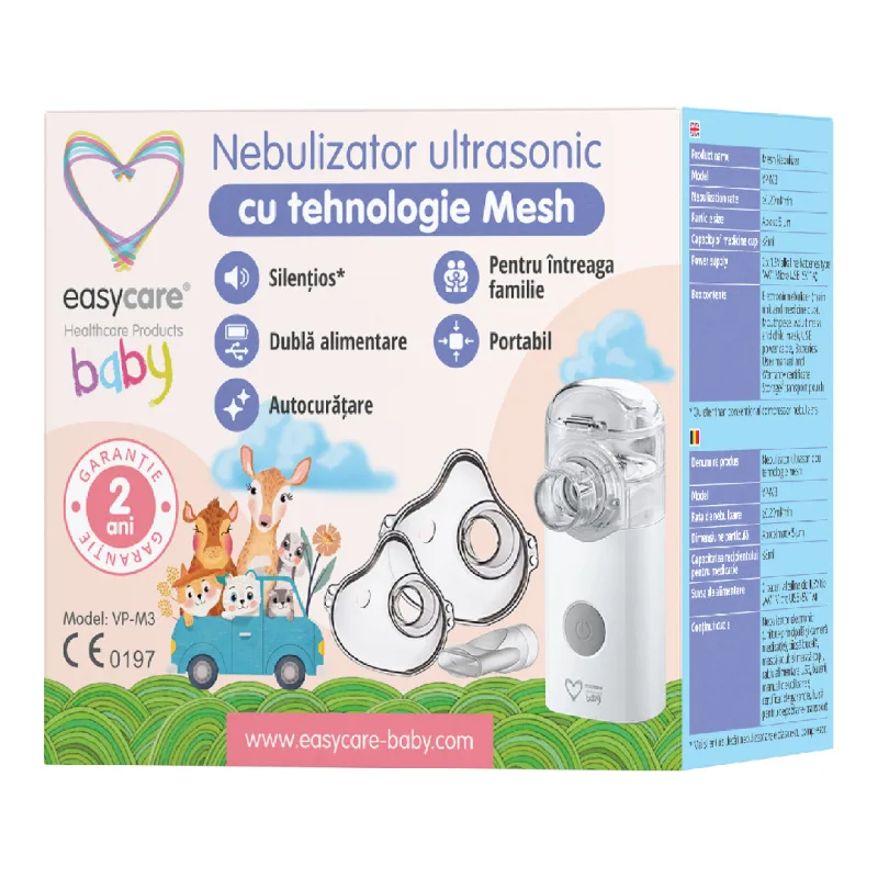 Nebulizator ultrasonic cu tehnologie mesh VP-M3, Easycare Baby — preț și oferte