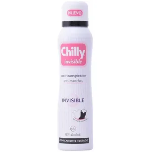 Deodorant Spray, Chilly, Invisible, alb