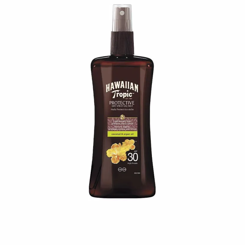 Ulei uscat SPF30 spray, Hawaiian Tropic, Coconut & Argan, 200ml Tropic Hawaiian — preț și oferte