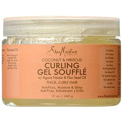Gel pentru bucle, Shea Moisture, Coconut si Hibiscus, 340g — preț și oferte
