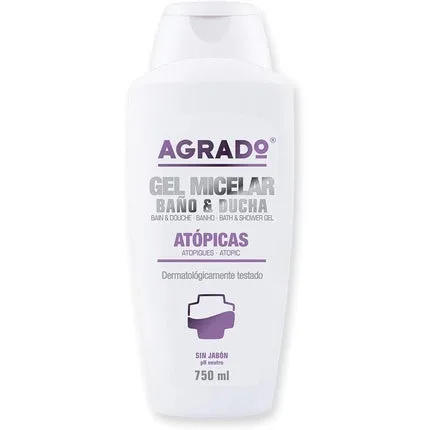 Gel micelar, Agrado, piele atopică, 750 ml — preț și oferte