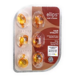 Vitamine pentru păr Ellips Moroccan Oil, folie 6 capsule