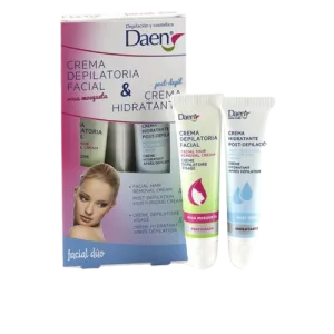 Crema Depilatorie Facială Daen Duo, cu Cremă Hidratantă Post-depilație