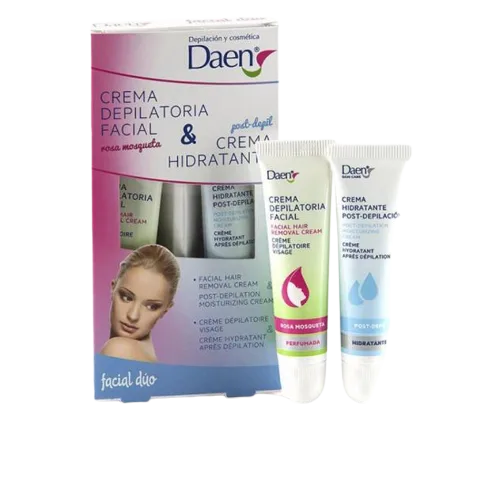 Crema Depilatorie Facială Daen Duo, cu Cremă Hidratantă Post-depilație — preț și oferte