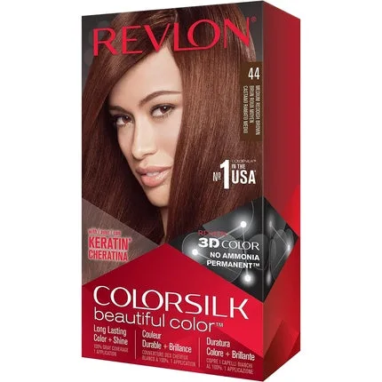 Vopsea de par permanenta, Revlon, ColorSilk, Medium Red Brown — preț și oferte