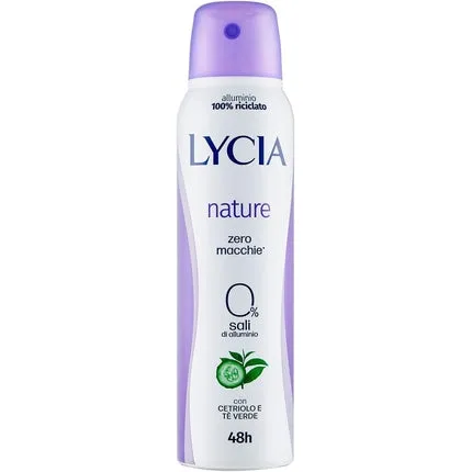 Deodorant spray, Lycia, Nature, Fara saruri de aluminiu, 150ml — preț și oferte