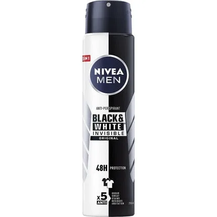 Spray antiperspirant, Nivea, Black & White, 250ml — preț și oferte