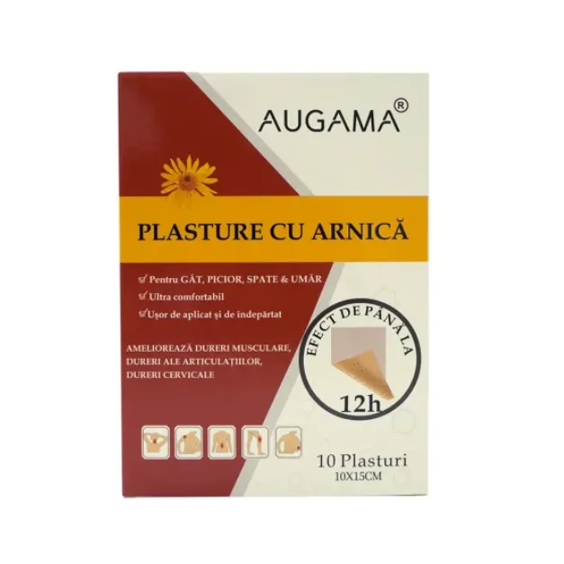 Plasturi cu arnica, 10*15 cm, 10 bucati, Augama HENAN KANGDI MEDICAL DEVICES CO — preț și oferte
