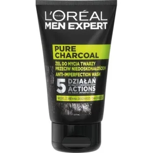 Gel de curățare față, L'Oreal, Men Expert Pure Charcoal, 100ml