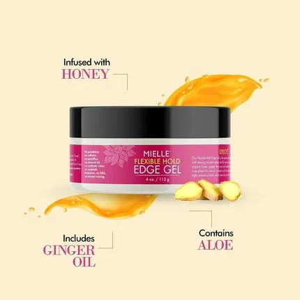 Gel de contur Mielle Organics Flexible Hold Honey & Ginger Edge Gel, 113ml — preț și oferte