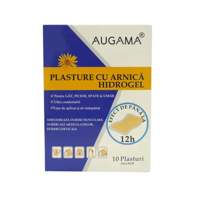 Plasturi cu arnica si hidrogel, 10*14 cm, 10 bucati, Augama HENAN KANGDI MEDICAL DEVICES CO — preț și oferte