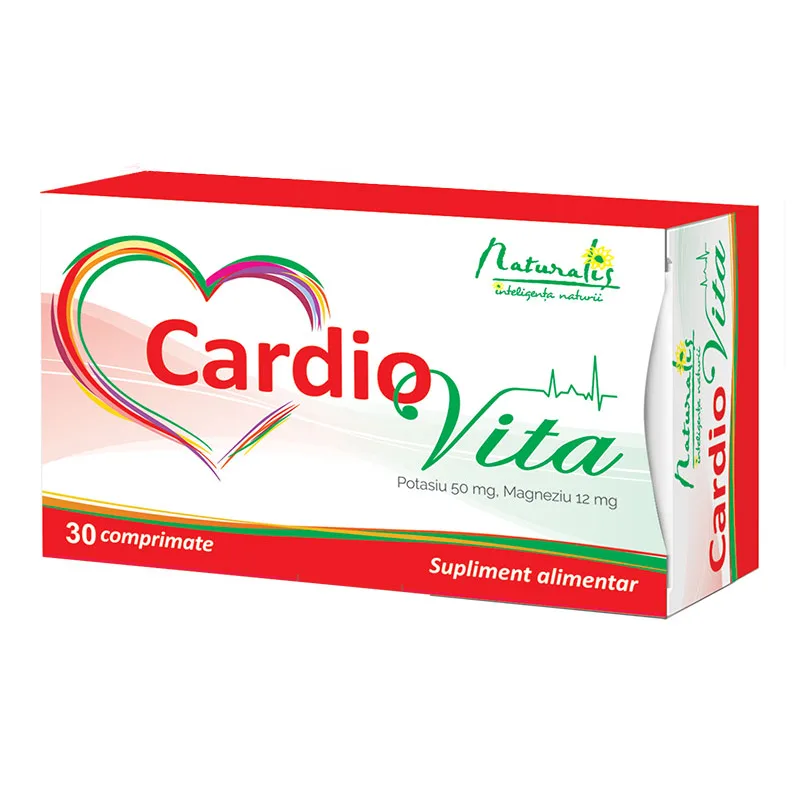 CardioVita, 50 mg, 30 comprimate, Naturalis — preț și oferte