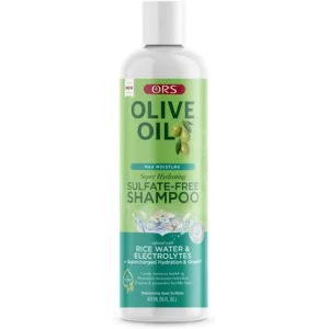 Șampon Ors Olive Oil Max Moisture fără sulfați, Verde, 473ml