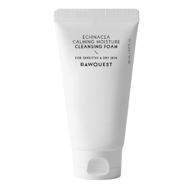 Spuma de curatare cu echinacea, piele sensibila & uscata, 150 ml, Rawquest — preț și oferte