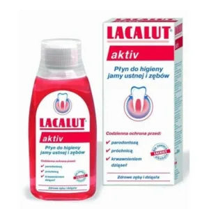 Lacalut Aktiv, Zdrovit, Plyn de clătit pentru gură și dinți, 300ml, Culoare roșu