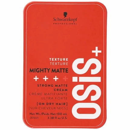 Crema de Styling Textura, Schwarzkopf Professional Osis+ Mighty Matte, 100ml — preț și oferte